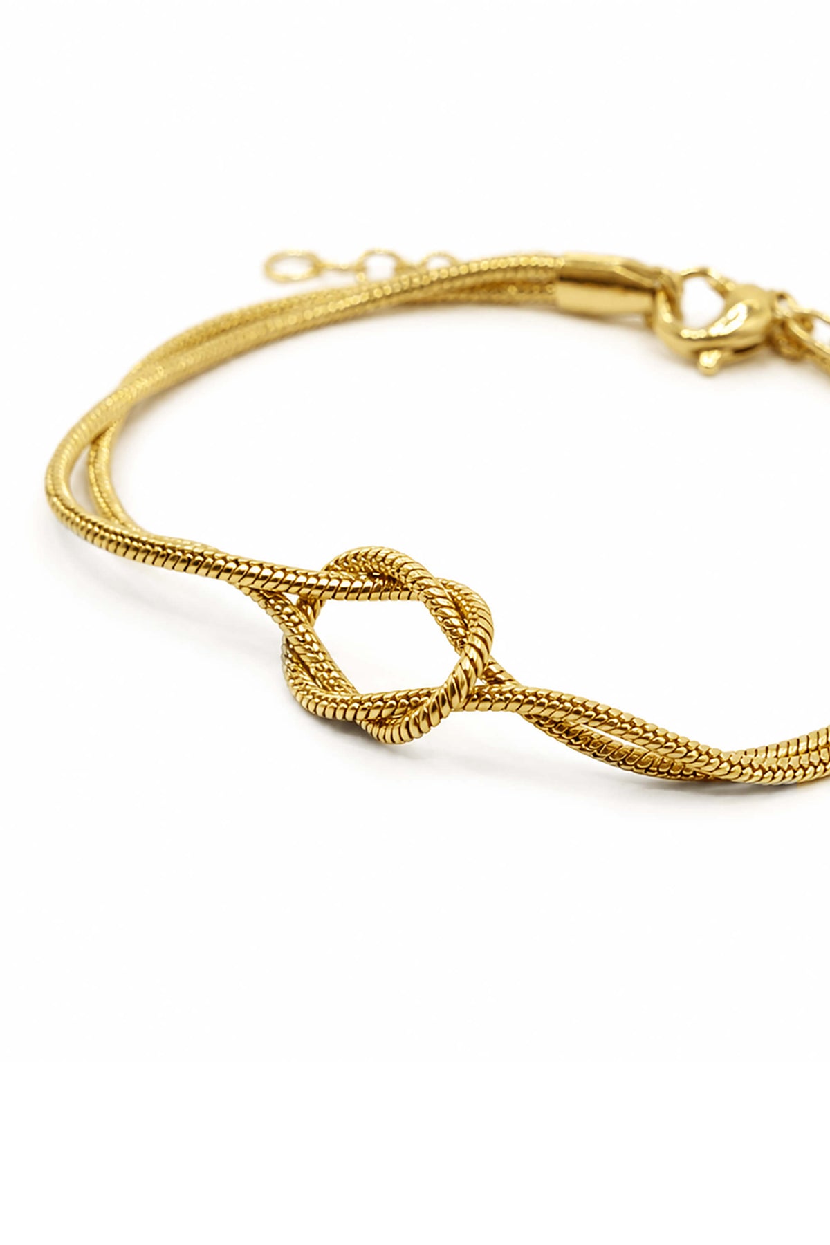 Double Snake Knot Bracelet