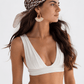 Rattan Raffia Fan Earrings