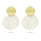 Aretes Velo Plateado