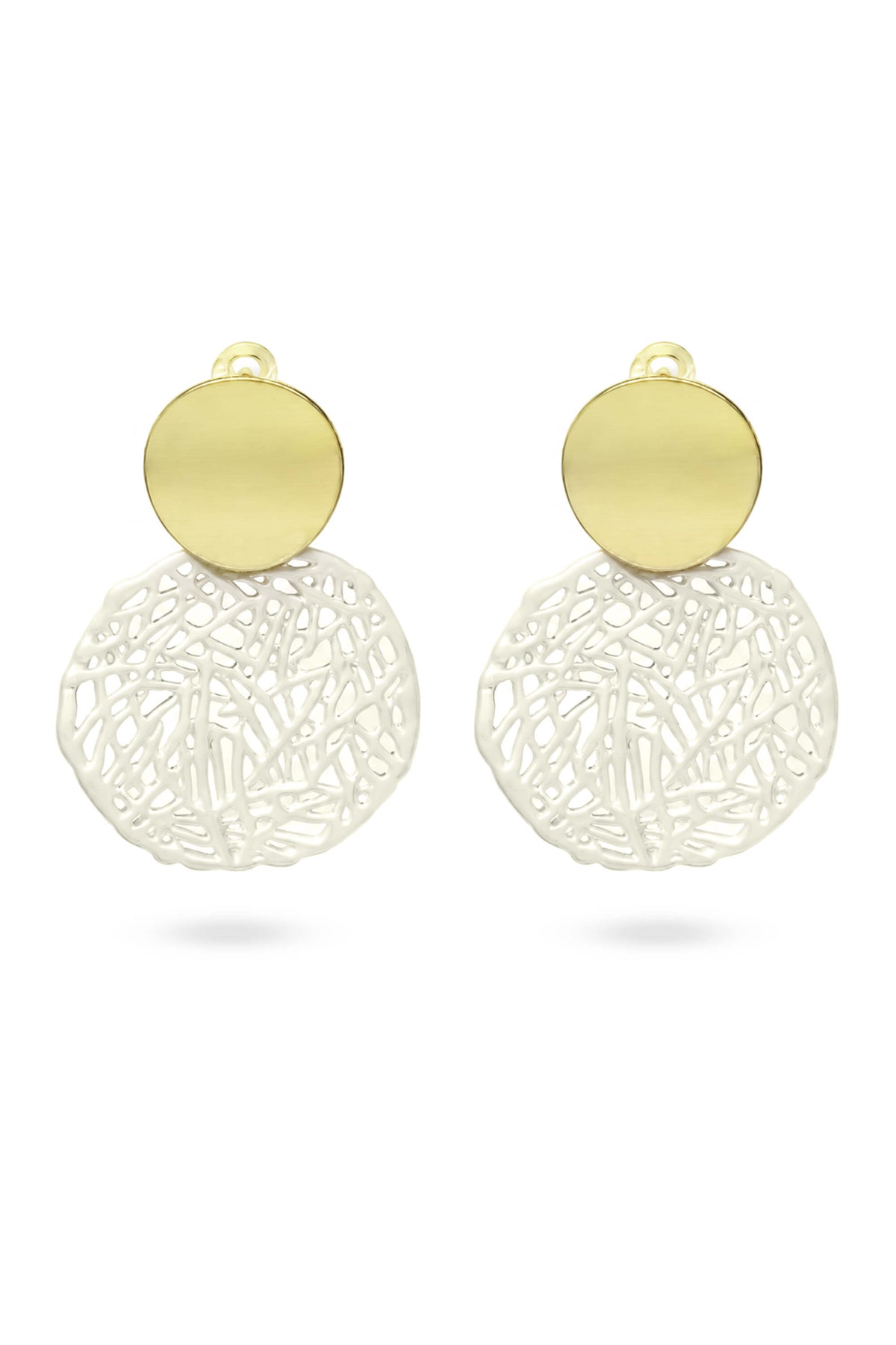 Silver Veil Earrings
