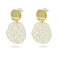 Aretes Velo Plateado