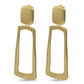 Trapezoid Frame Drop Earrings
