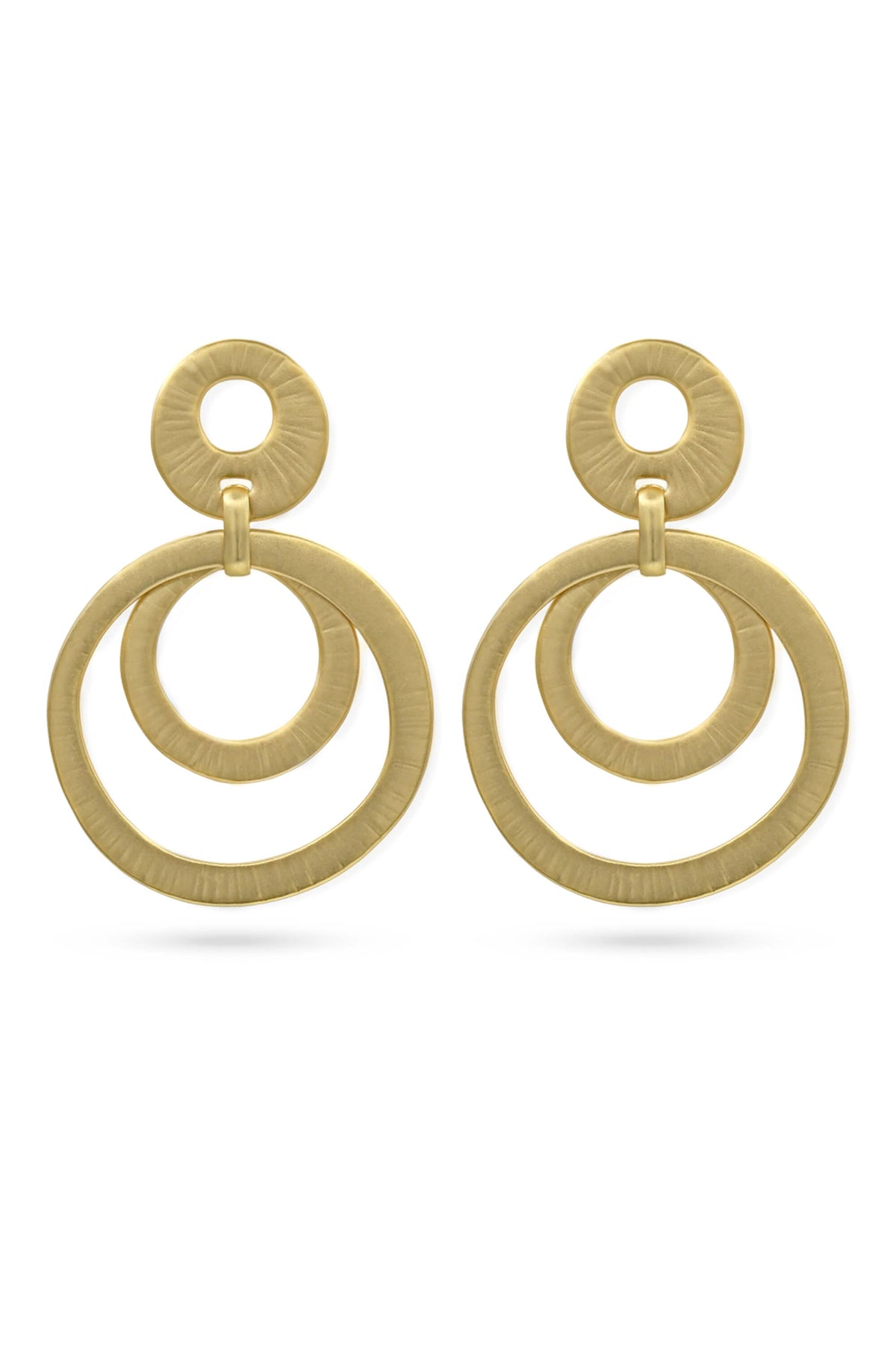 Layered Halo Hoop Earrings