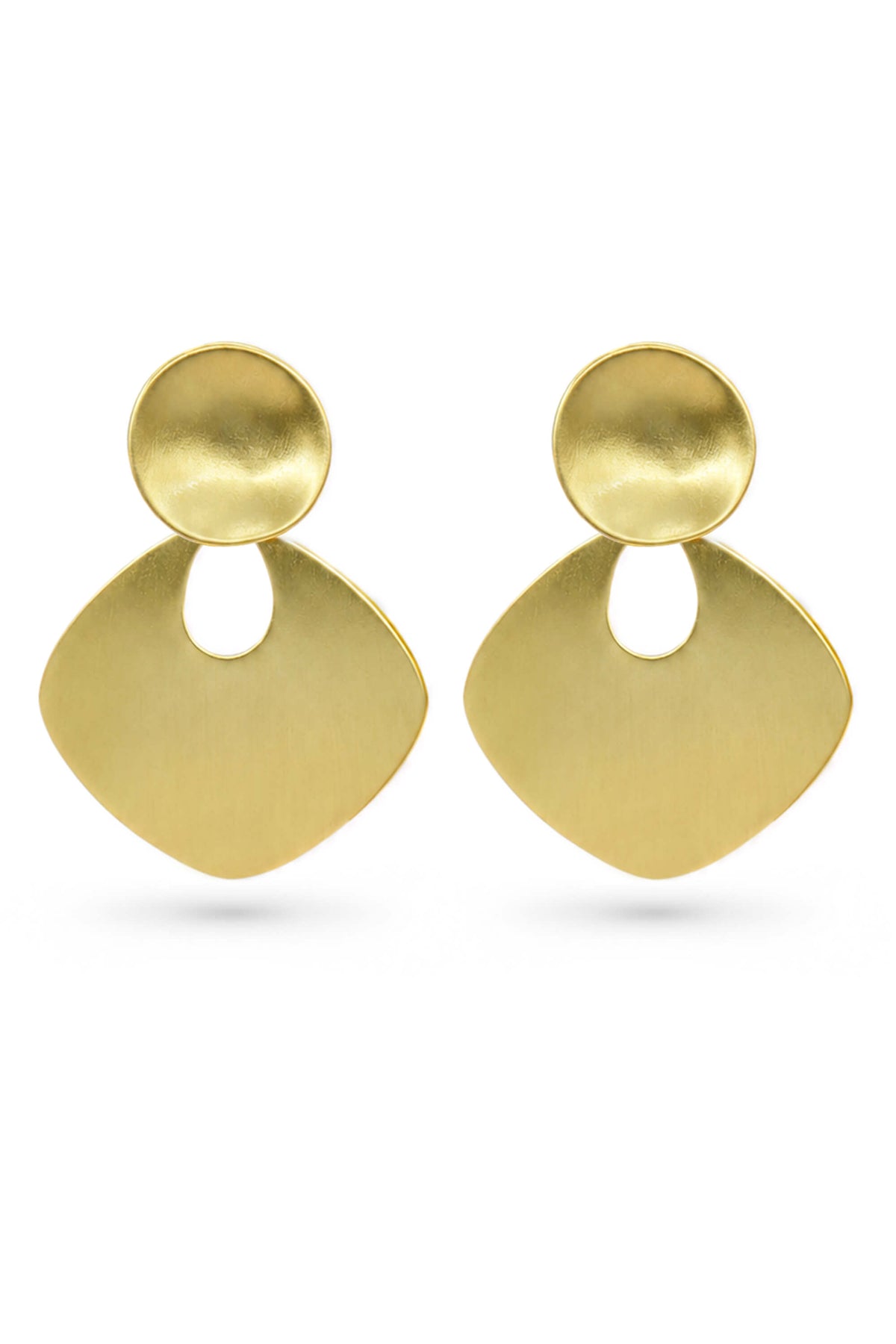 Orbit Rhombus Drop Earrings