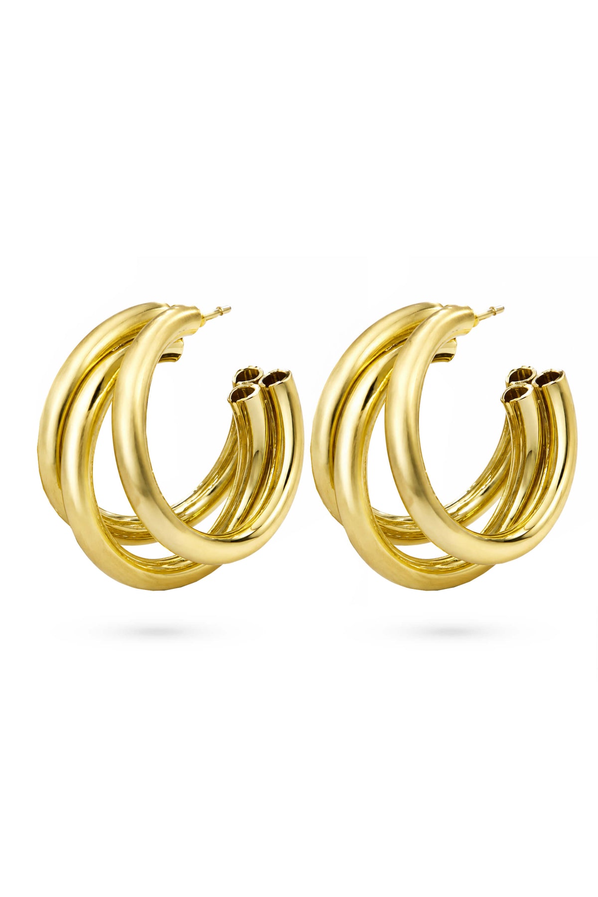 Triple Layer Hoop Earrings