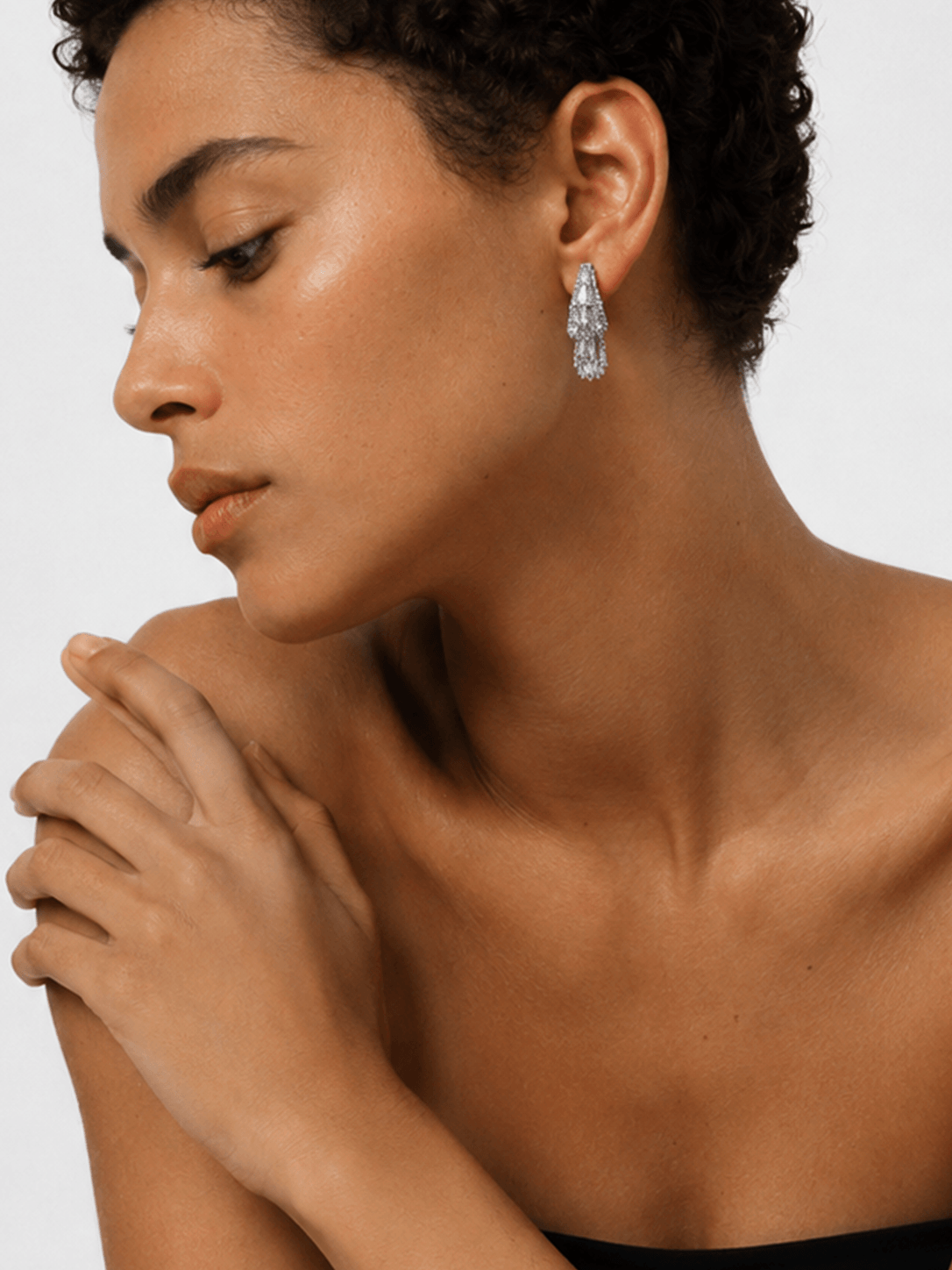 Cascade Cubic Zirconia Earrings