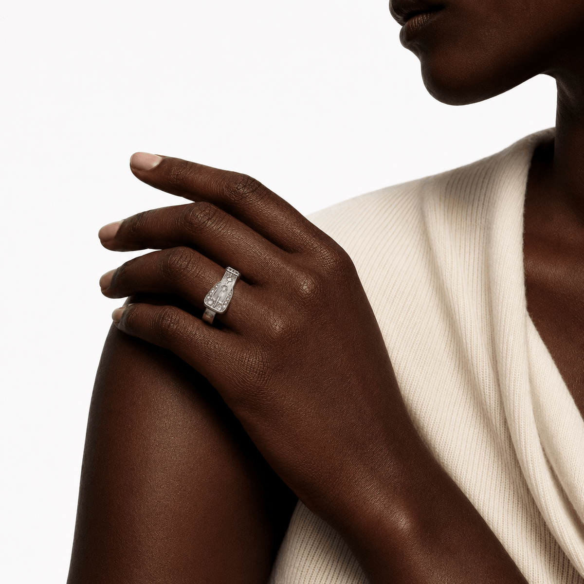 Belt Buckle Luster Ring
