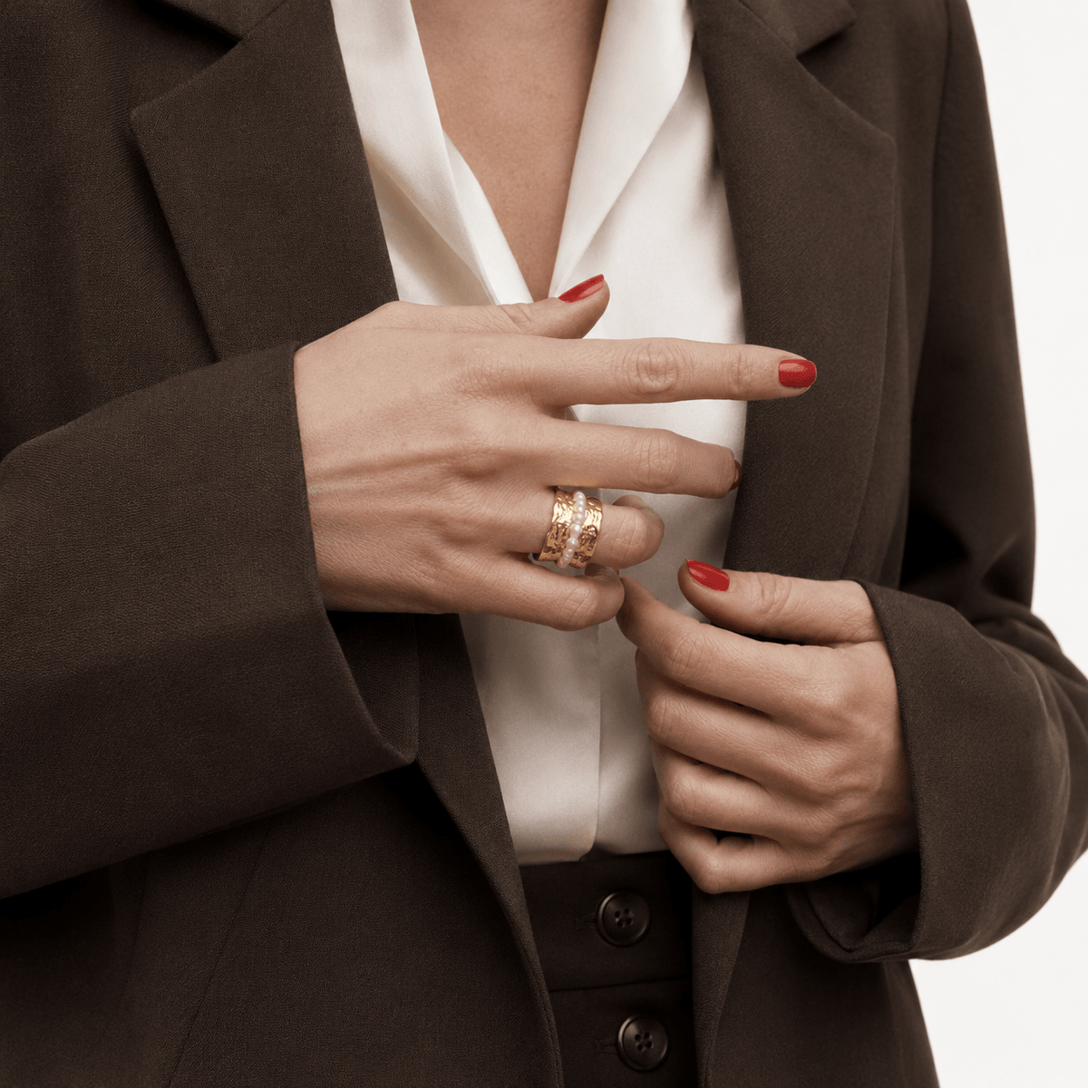 Sunlit Shore Ring
