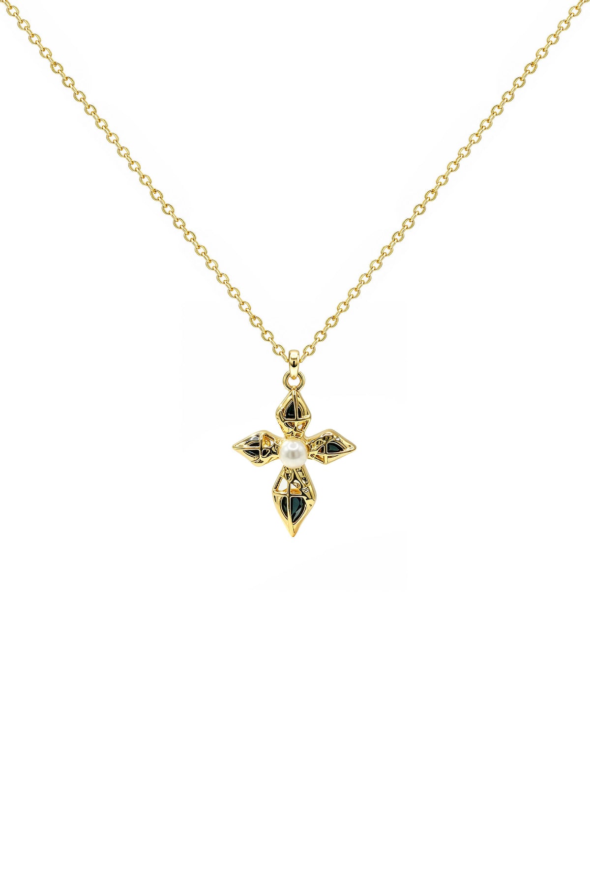 Pearl Four Point Star Jewelry Set