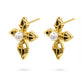 Pearl Four Point Star Jewelry Set