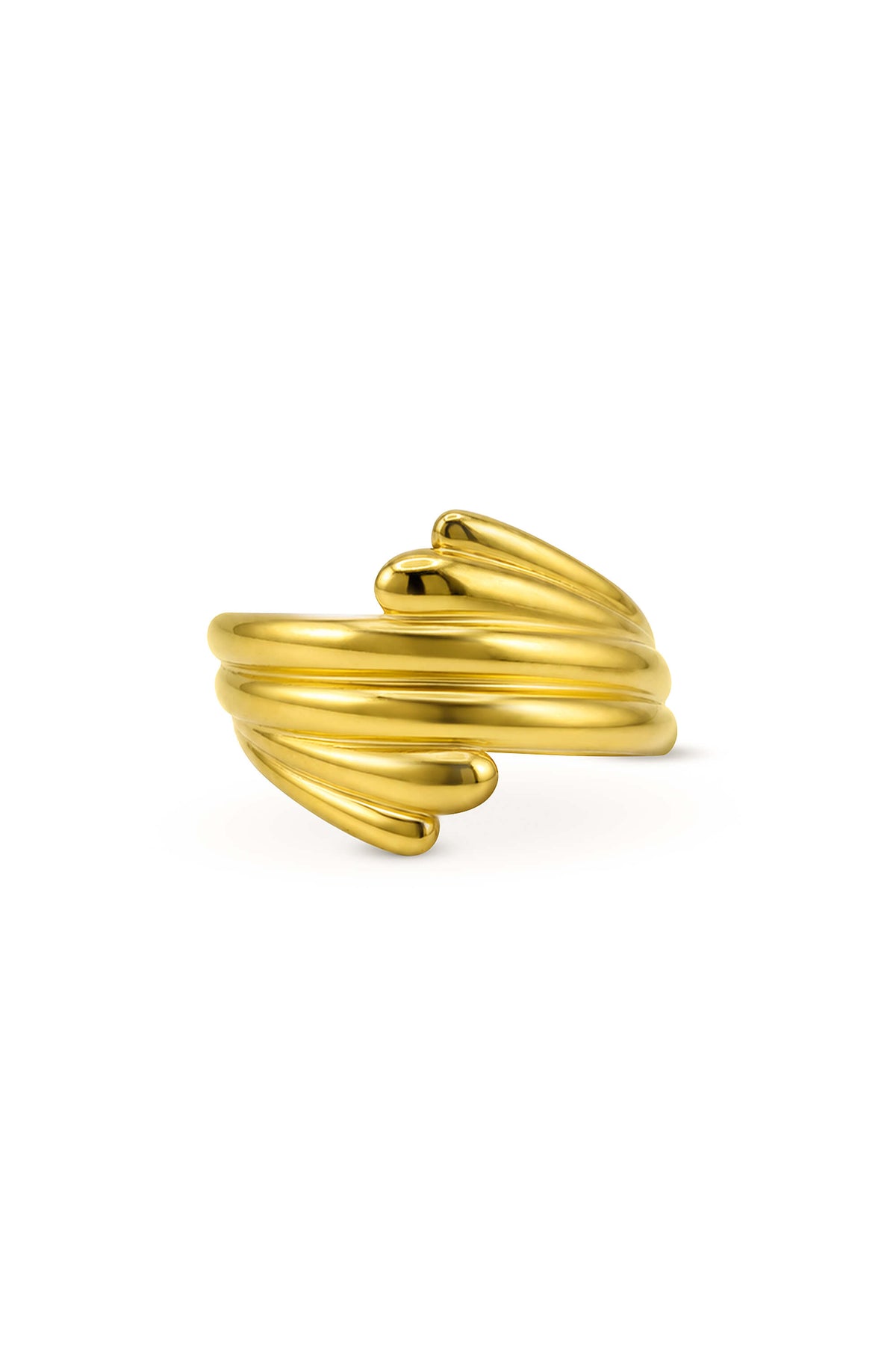 Golden Current Ring