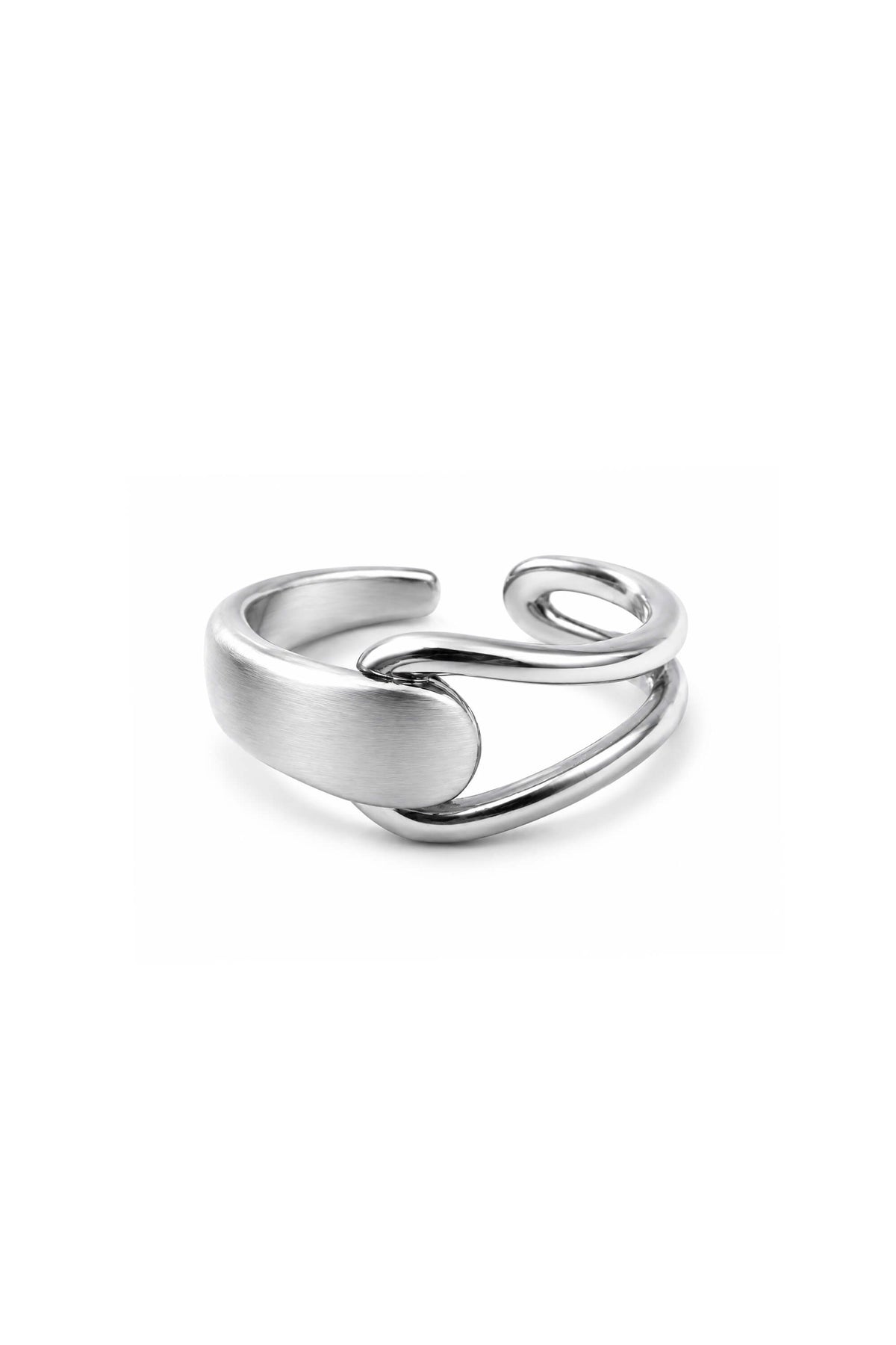 Intertwined Fate Ring - silver