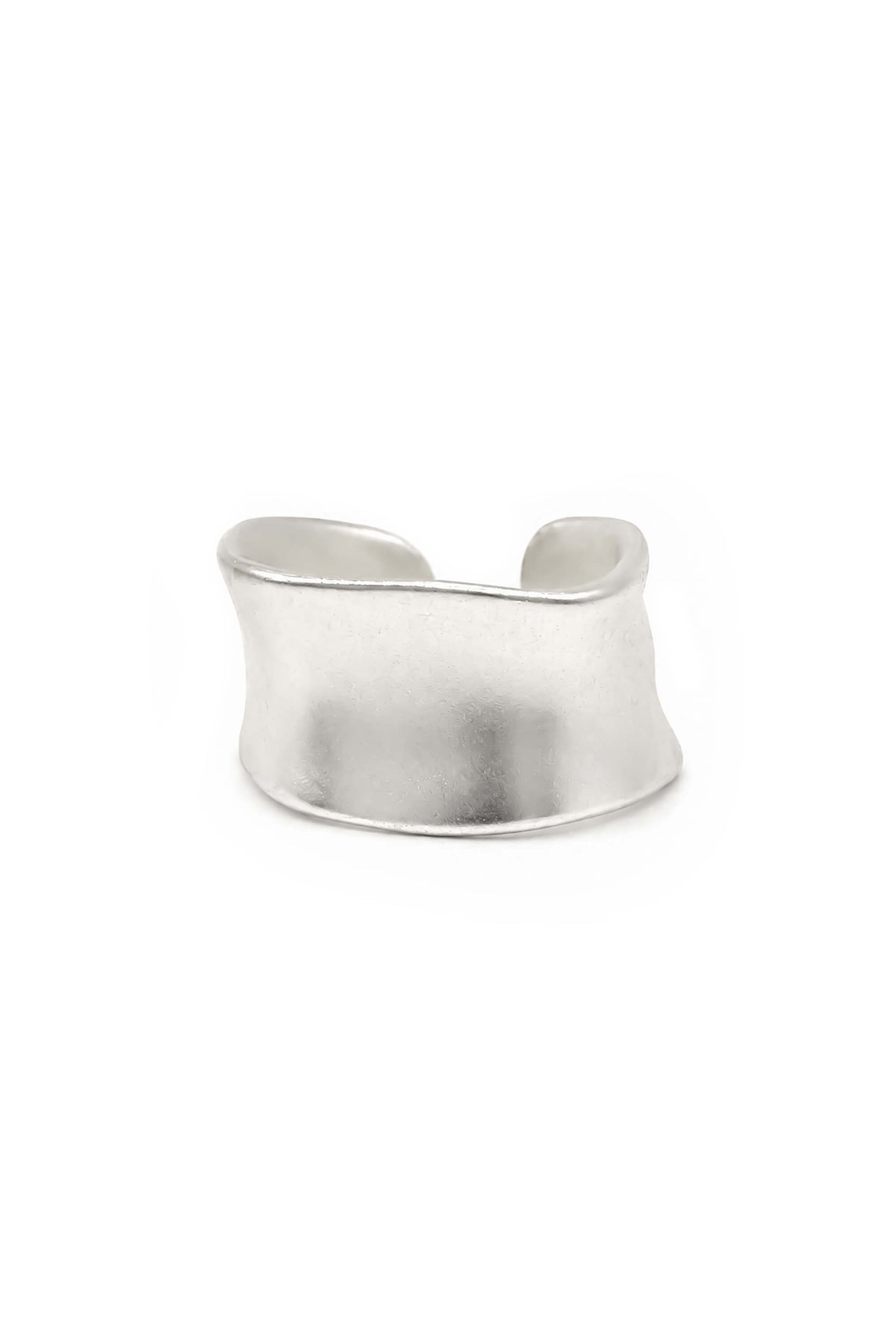 Concave Curved Wide Open Ring